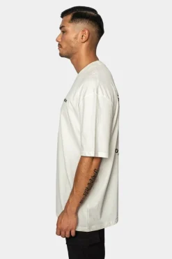 T-Shirt<Dropsize Heavy Oversize ''Money On My Mind'' T-Shirt Cream White