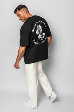 T-Shirt<Dropsize Heavy Oversize ''Money On My Mind'' T-Shirt Black