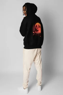 Hoodie<Dropsize Heavy Oversize Moon V2 Hoodie Black