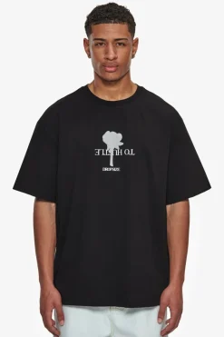 T-Shirt<Dropsize Heavy Oversize Need To Hustle T-Shirt Black