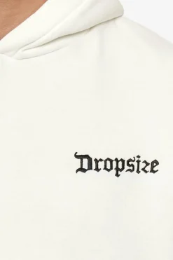 Hoodie<Dropsize Heavy Oversize ''Open Casting'' Hoodie Cream White