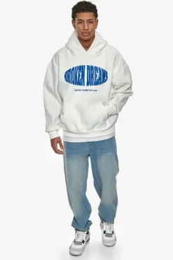 Hoodie<Dropsize Heavy Oversize Oval Broken Dreams Hoodie Cream White
