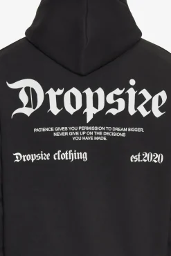 Hoodie<Dropsize Heavy Oversize Patience Hoodie Black