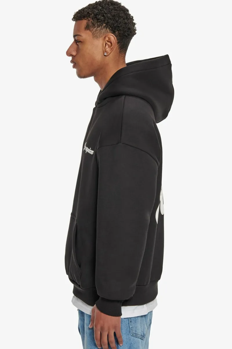Hoodie<Dropsize Heavy Oversize Pray Love Hustle Hoodie Black