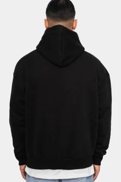 Hoodie<Dropsize Heavy Oversize Print On Print Hoodie Black