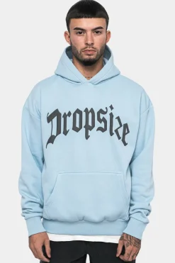 Hoodie<Dropsize Heavy Oversize Puffer Print Hoodie Baby Blue