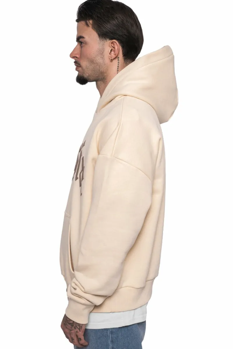 Hoodie<Dropsize Heavy Oversize Puffer Print Hoodie Navajo Beige