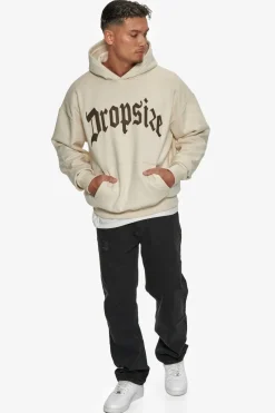 Hoodie<Dropsize Heavy Oversize Puffer Print Hoodie Coconut Milk