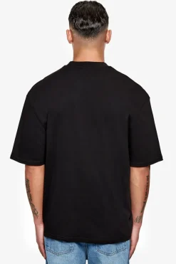 T-Shirt<Dropsize Heavy Oversize Puffer Print T-Shirt Black