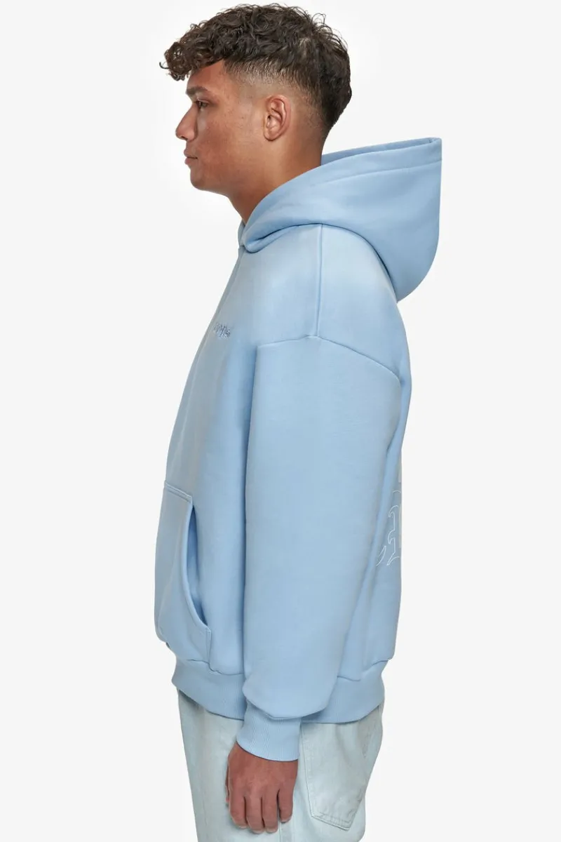 Hoodie<Dropsize Heavy Oversize Quadcrime Hoodie Baby Blue