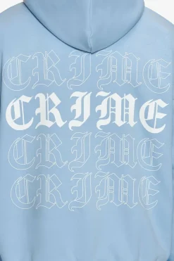 Hoodie<Dropsize Heavy Oversize Quadcrime Hoodie Baby Blue