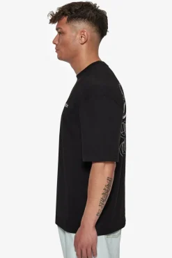T-Shirt<Dropsize Heavy Oversize Quad Crime T-Shirt Black
