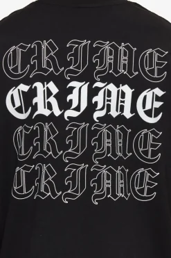 T-Shirt<Dropsize Heavy Oversize Quad Crime T-Shirt Black
