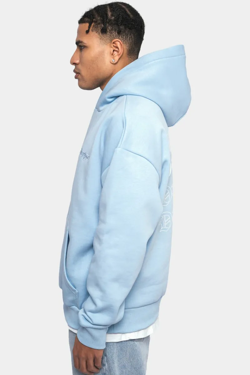 Hoodie<Dropsize Heavy Oversize Quatro Hoodie Baby Blue