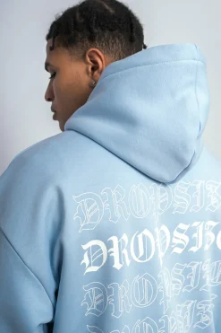 Hoodie<Dropsize Heavy Oversize Quatro Hoodie Baby Blue
