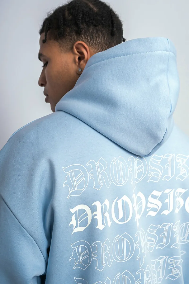 Hoodie<Dropsize Heavy Oversize Quatro Hoodie Baby Blue