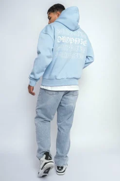 Hoodie<Dropsize Heavy Oversize Quatro Hoodie Baby Blue