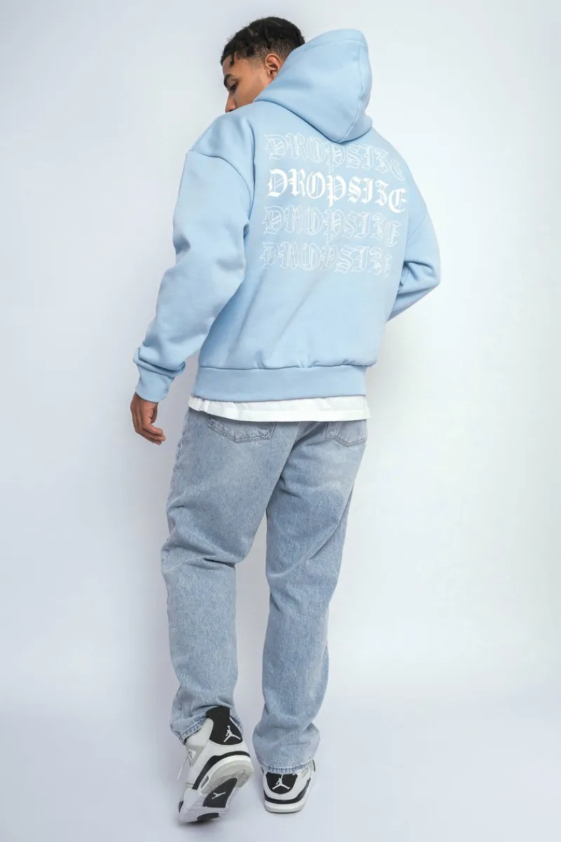 Hoodie<Dropsize Heavy Oversize Quatro Hoodie Baby Blue