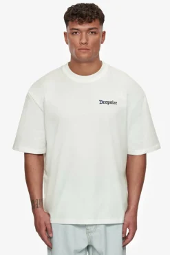 T-Shirt<Dropsize Heavy Oversize Quattro Hustle T-Shirt Cream