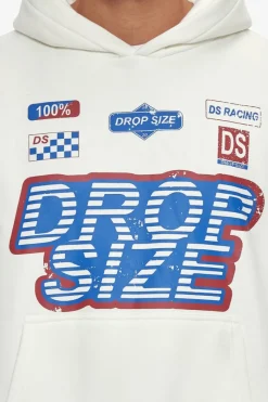 Hoodie<Dropsize Heavy Oversize Racing Hoodie Cream