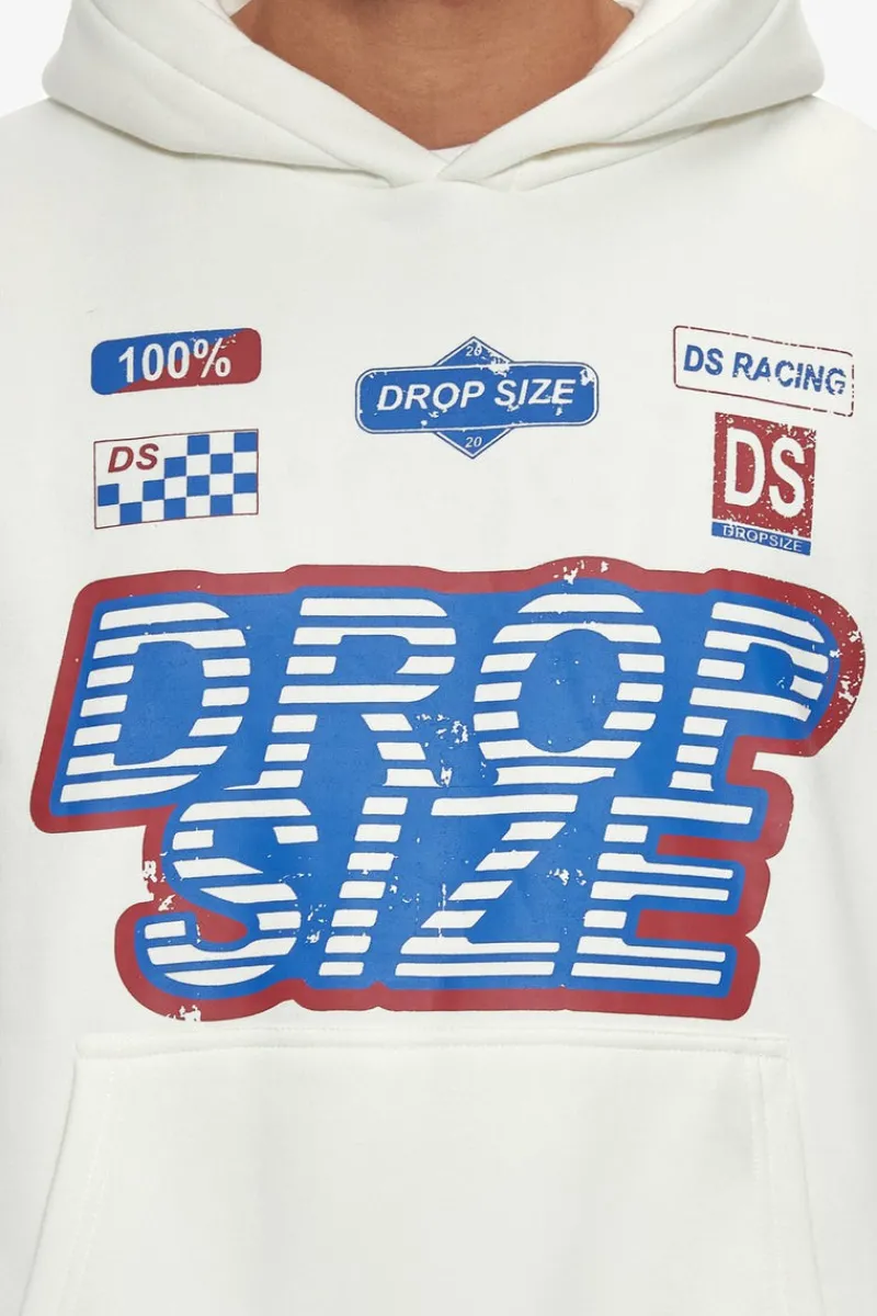 Hoodie<Dropsize Heavy Oversize Racing Hoodie Cream