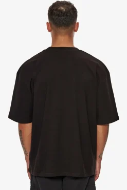 T-Shirt<Dropsize Heavy Oversize Rainbow T-Shirt Black