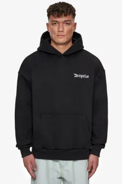 Hoodie<Dropsize Heavy Oversize Raised In Hell Hoodie Black