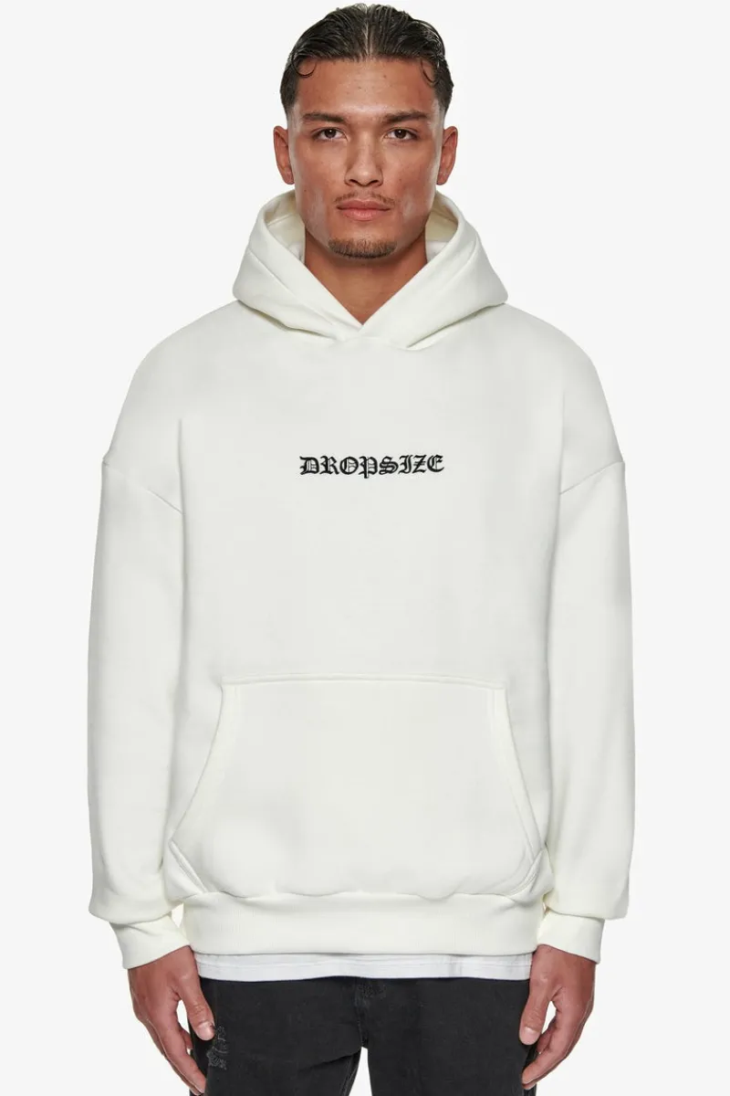 Hoodie<Dropsize Heavy Oversize Rattle Snake Hoodie Cream White
