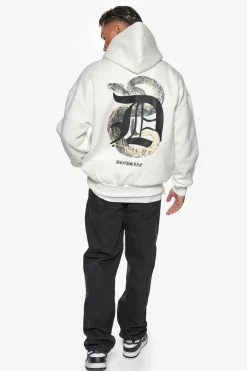 Hoodie<Dropsize Heavy Oversize Rattle Snake Hoodie Cream White