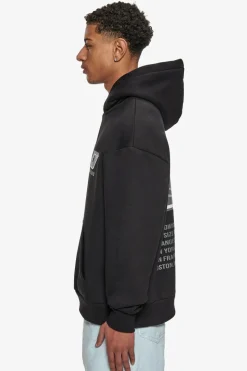 Hoodie<Dropsize Heavy Oversize Records Tour Hoodie Black