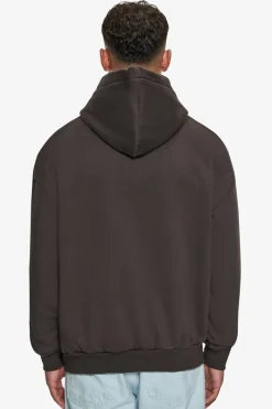 Hoodie<Dropsize Heavy Oversize Rhinestone Hoodie Washed Black