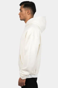 Hoodie<Dropsize Heavy Oversize Rubber Patch Hoodie Cream White