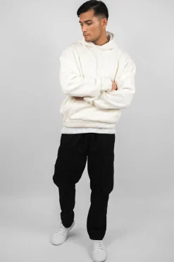 Hoodie<Dropsize Heavy Oversize Rubber Patch Hoodie Cream White