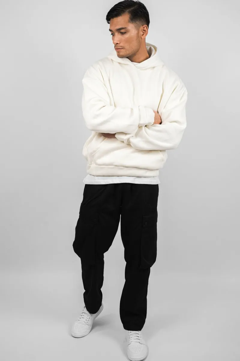 Hoodie<Dropsize Heavy Oversize Rubber Patch Hoodie Cream White