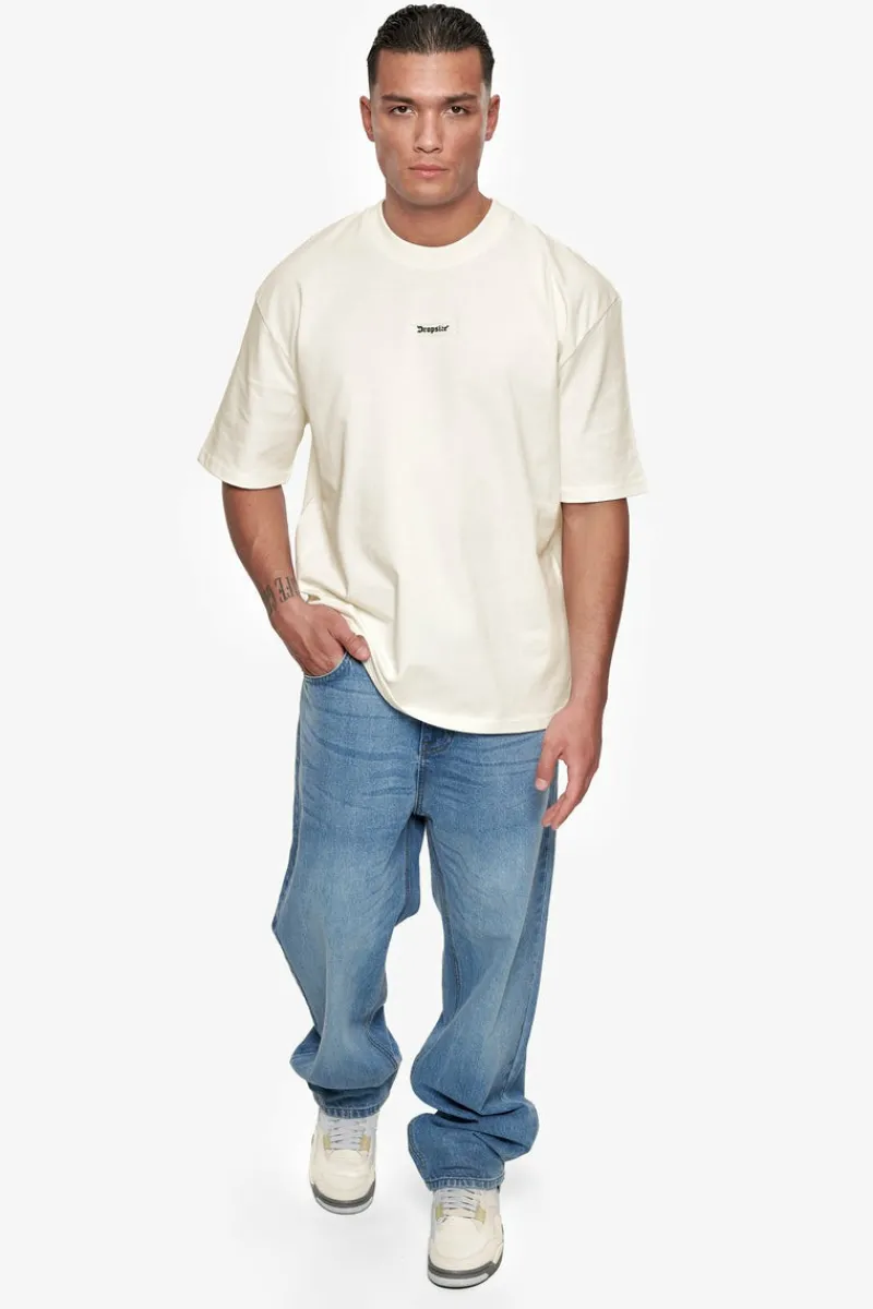 T-Shirt<Dropsize Heavy Oversize Rubber Patch T-Shirt Cream