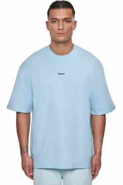 T-Shirt<Dropsize Heavy Oversize Rubber Patch T-Shirt Baby Blue