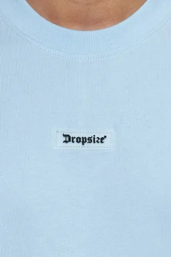 T-Shirt<Dropsize Heavy Oversize Rubber Patch T-Shirt Baby Blue