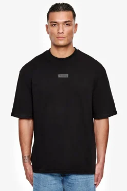 T-Shirt<Dropsize Heavy Oversize Rubber Patch T-Shirt Black