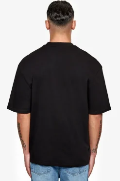 T-Shirt<Dropsize Heavy Oversize Rubber Patch T-Shirt Black