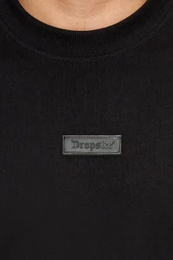 T-Shirt<Dropsize Heavy Oversize Rubber Patch T-Shirt Black
