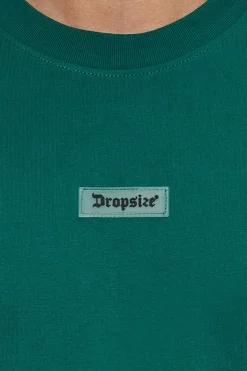 T-Shirt<Dropsize Heavy Oversize Rubber Patch T-Shirt Green