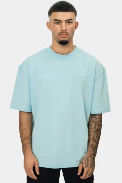 T-Shirt<Dropsize Heavy Oversize Scorpion Design T-Shirt Baby Blue