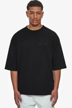 T-Shirt<Dropsize Heavy Oversize Silk Embo T-Shirt Black