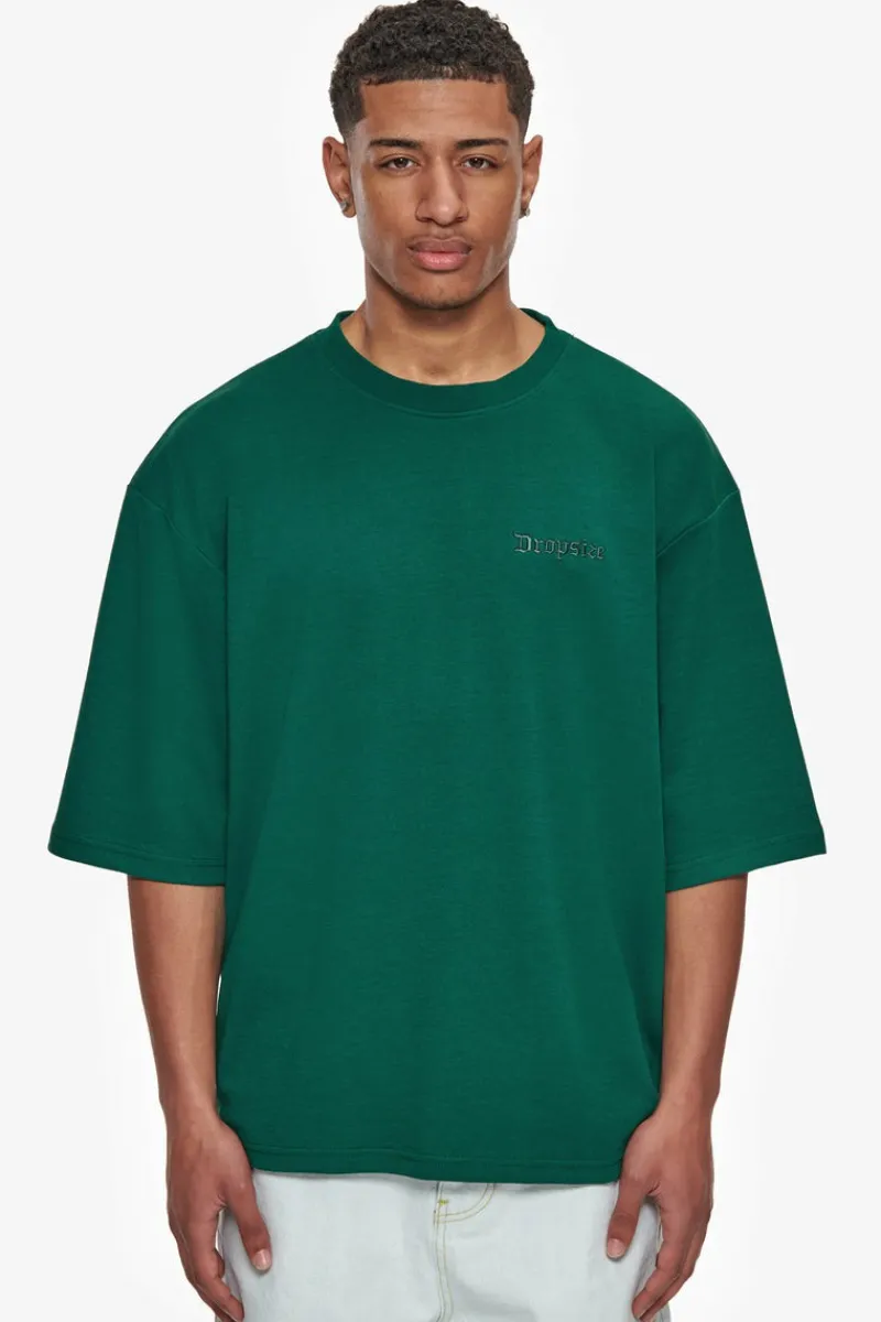 T-Shirt<Dropsize Heavy Oversize Silk Embo T-Shirt Green