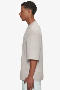 T-Shirt<Dropsize Heavy Oversize Silk Embo T-Shirt Moon Beam
