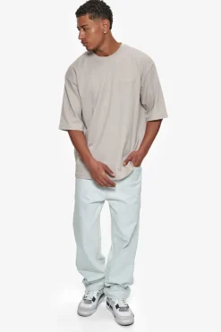 T-Shirt<Dropsize Heavy Oversize Silk Embo T-Shirt Moon Beam