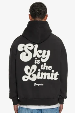 Hoodie<Dropsize Heavy Oversize Sky Is The Limit Hoodie Black