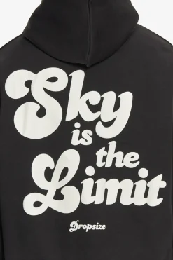 Hoodie<Dropsize Heavy Oversize Sky Is The Limit Hoodie Black