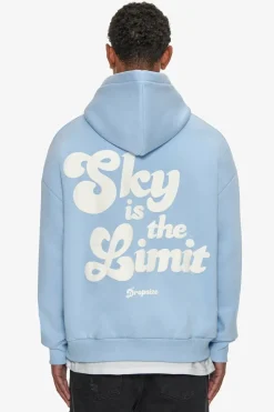 Hoodie<Dropsize Heavy Oversize Sky Is The Limit Hoodie Baby Blue