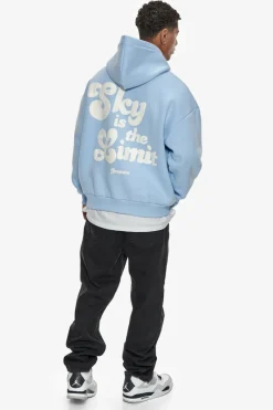 Hoodie<Dropsize Heavy Oversize Sky Is The Limit Hoodie Baby Blue